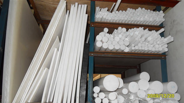 供应康美达白色铁氟龙板,进口PTFE板厂家-纯白色PTFE板