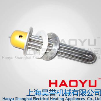 上海昊誉机械厂家直销不锈钢304法兰加热管 380V电热管