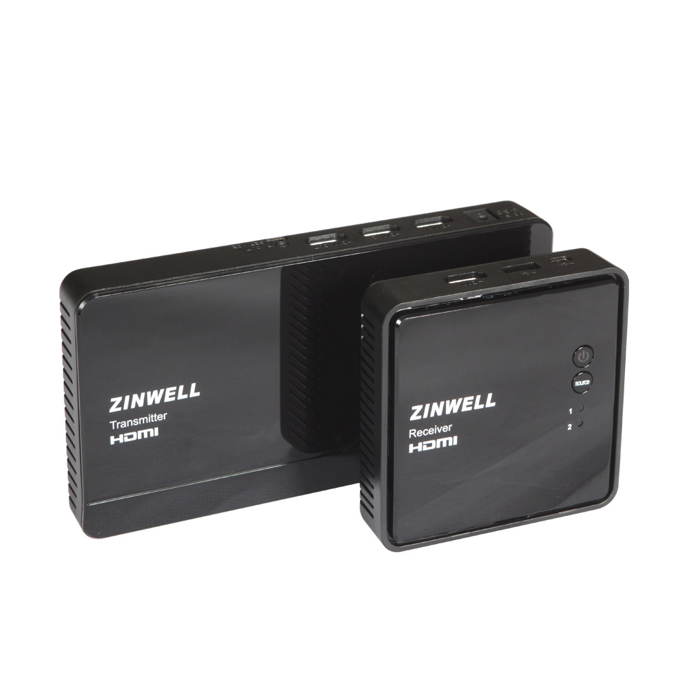 ZINWELL 3D无线HDMI蓝光影音传输器WHD-200U WHDI无延迟 USB回传