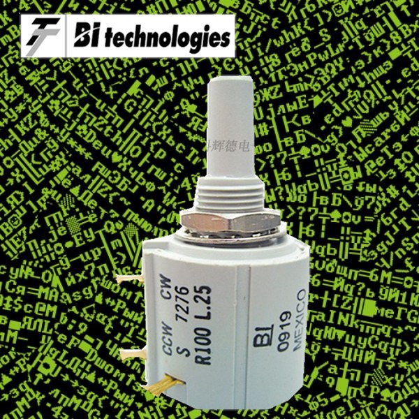 7276线绕电位器进口BI品牌精密10圈旋转电位器