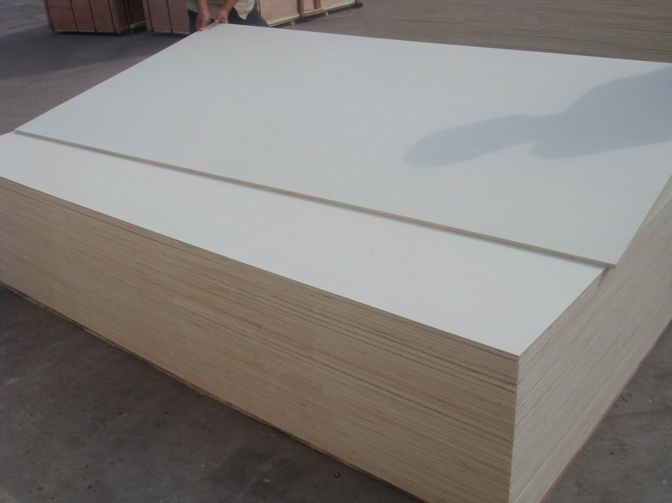 供应双贴漂白杨木胶合板 高档家具包装板