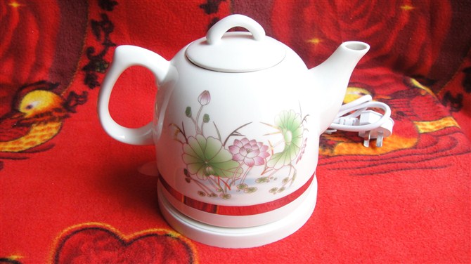 供应陶瓷热水壶 饮茶用电热水壶 定做陶瓷水壶