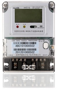 供应深圳华越南方电网公司DDSI1088单相电子式载波电能表