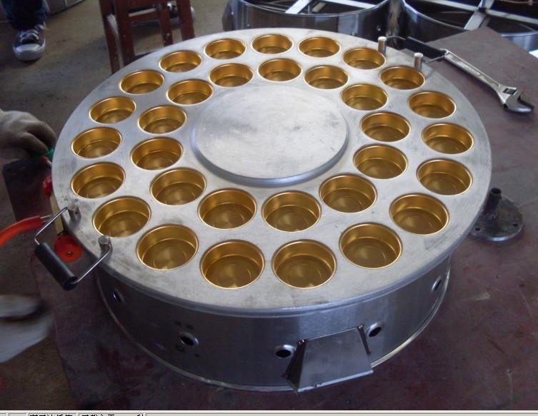 32孔燃气红豆饼机