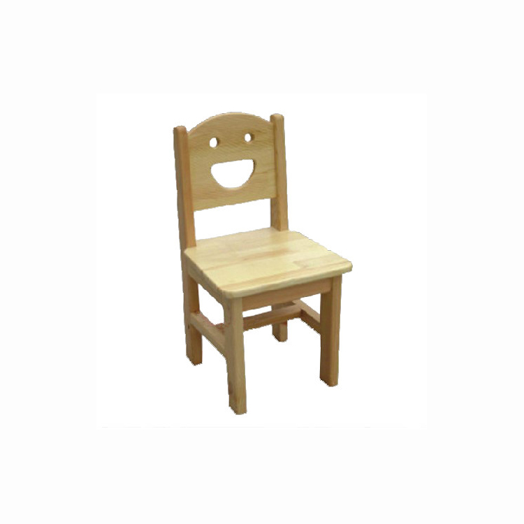供应儿童实木椅子 幼儿园木制课桌椅 学习桌椅 开心笑脸椅子木制椅子
