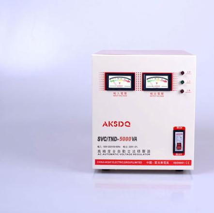 供应TND-5000VA高精度全自动交流稳压器