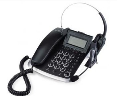 供应北恩V200H话务耳机来电显示电话耳机耳麦电话