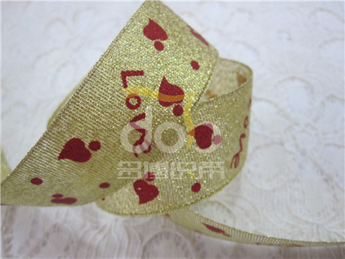 广东深圳有专业生产圣诞丝带缎带蝴蝶结丝带花饰丝带