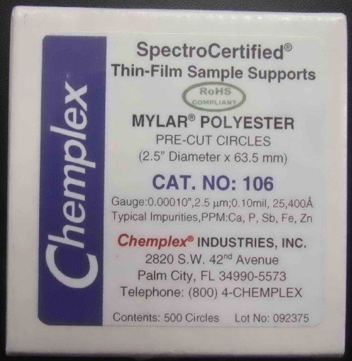 美国Chemplex-XRF样品膜