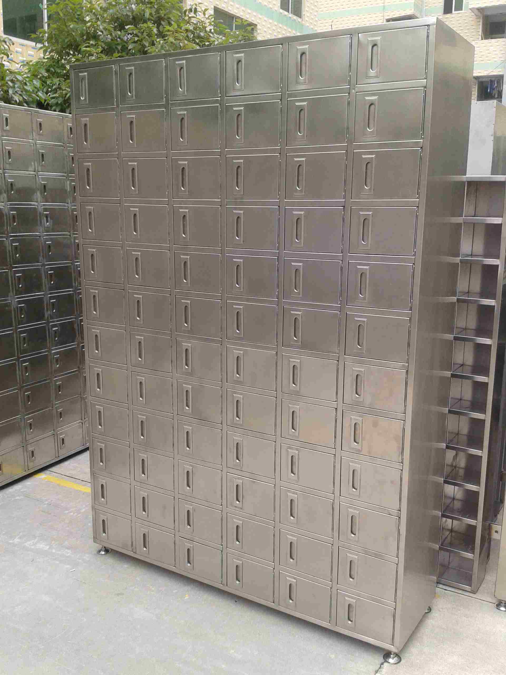 定做洁净车间储物柜-员工带锁储物柜-不锈钢储物柜