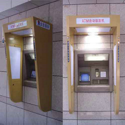 供应银行穿墙式atm防护窗、ATM防护罩、ATM雨棚灯箱防尘罩