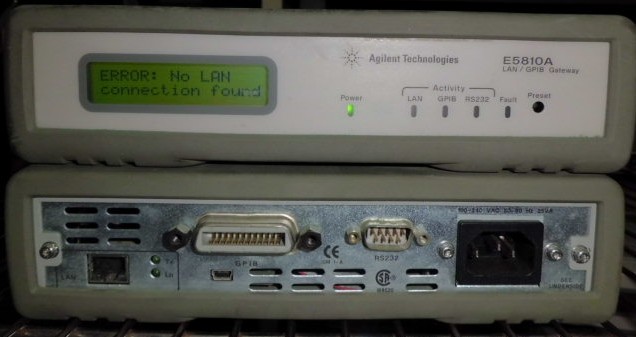 E5810A LAN/GPIB 网关 Agilent