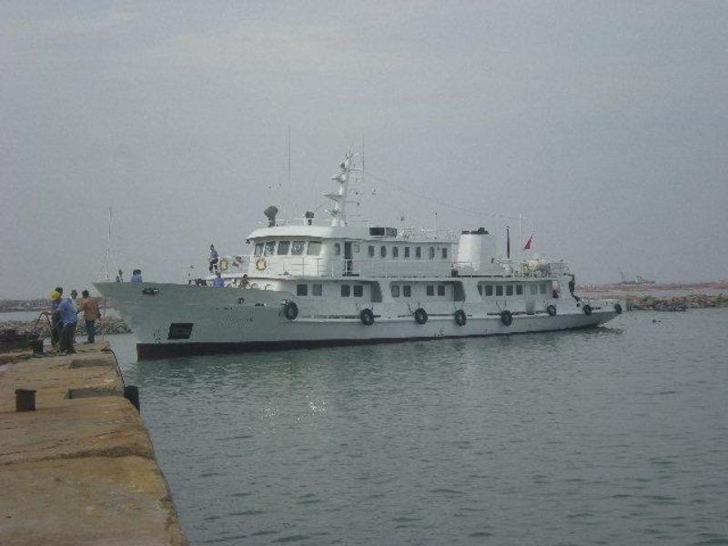 中国渔政船，可做水上餐厅