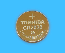 TOSHIBA东芝CR2032纽扣电池，锂锰电池，一次性电池，充电电池