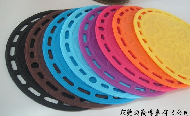 硅胶耐用圆形个性创意杯垫