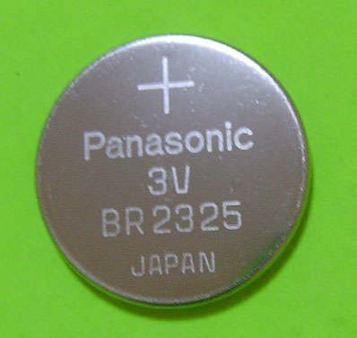 Panasonic松下BR2325纽扣电池，锂锰电池，一次性电池