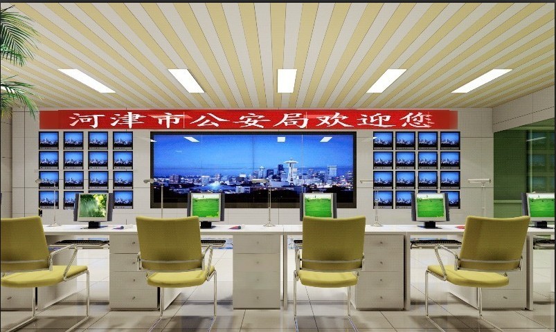 云南55寸电视屏拼接无缝大屏幕 助力城市安全防护大屏幕