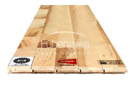 篮球实木运动地板，羽毛球馆木地板，北京体育地板厂-福恒