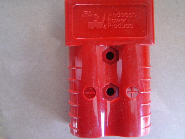 Anderson原装 SB350A600V红色 充电连接器 叉车电池插头