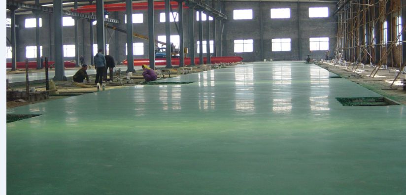潍坊高密市化工车间使用金刚砂耐磨固化地坪经久耐用
