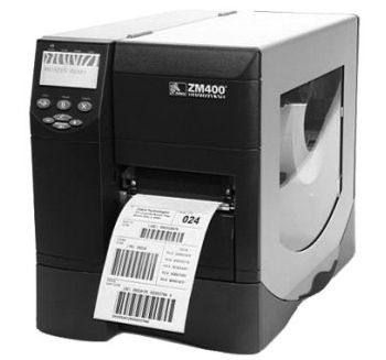 Zebra ZM400工商业条码打印机，**大显示屏