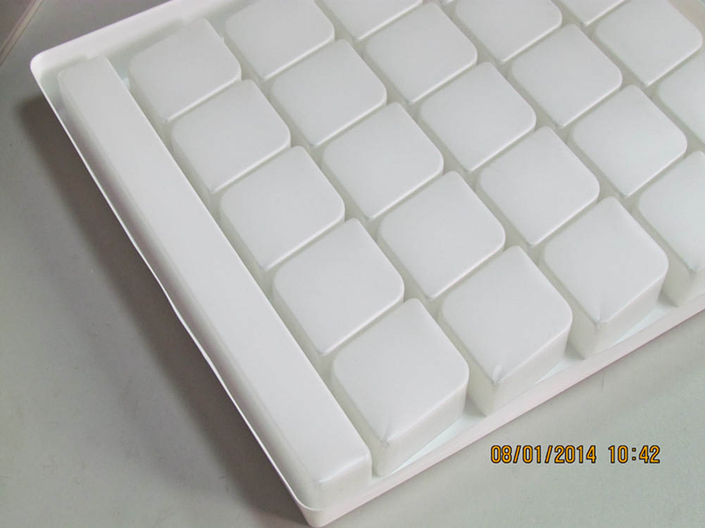 厂家供应PET,PS乳白色300*250mm吸塑包装盒，吸塑托盘，塑料盒