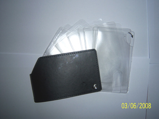 卡包 现货供应卡包 仿皮料PVC内页卡包 空版无LOGO卡包