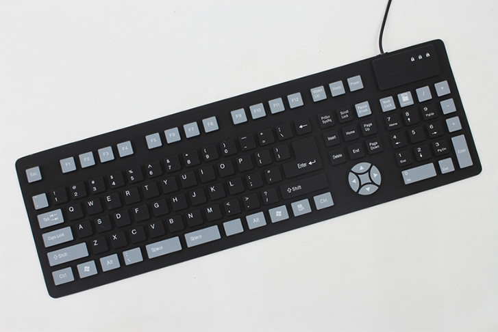 金弘美JHM-111B硅胶键盘有线键盘