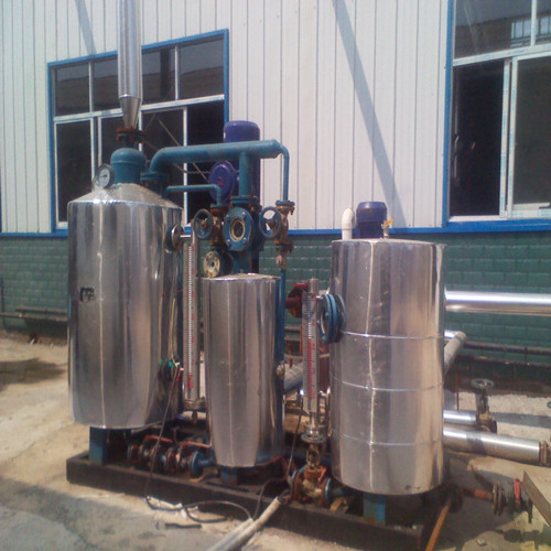无疏水阀蒸汽冷凝水回收系统 .