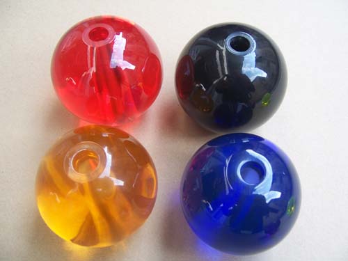 压克力扁球，彩色中孔球，亚克力球，**玻璃球，中孔球厂家