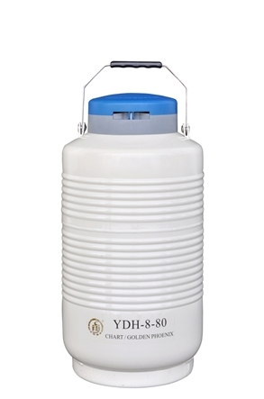 成都金凤航空运输型液氮生物容器YDH-8-80，出厂价航空运输型液氮生物容器出售，各种型号航空运输型液氮生物容器