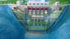 水利枢纽模型、水利工程施工、水电站模型、水轮发电机组模型