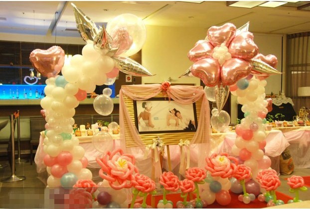 供应婚礼现场装饰、个性化婚礼现场气球装饰-深圳登峰气球艺术
