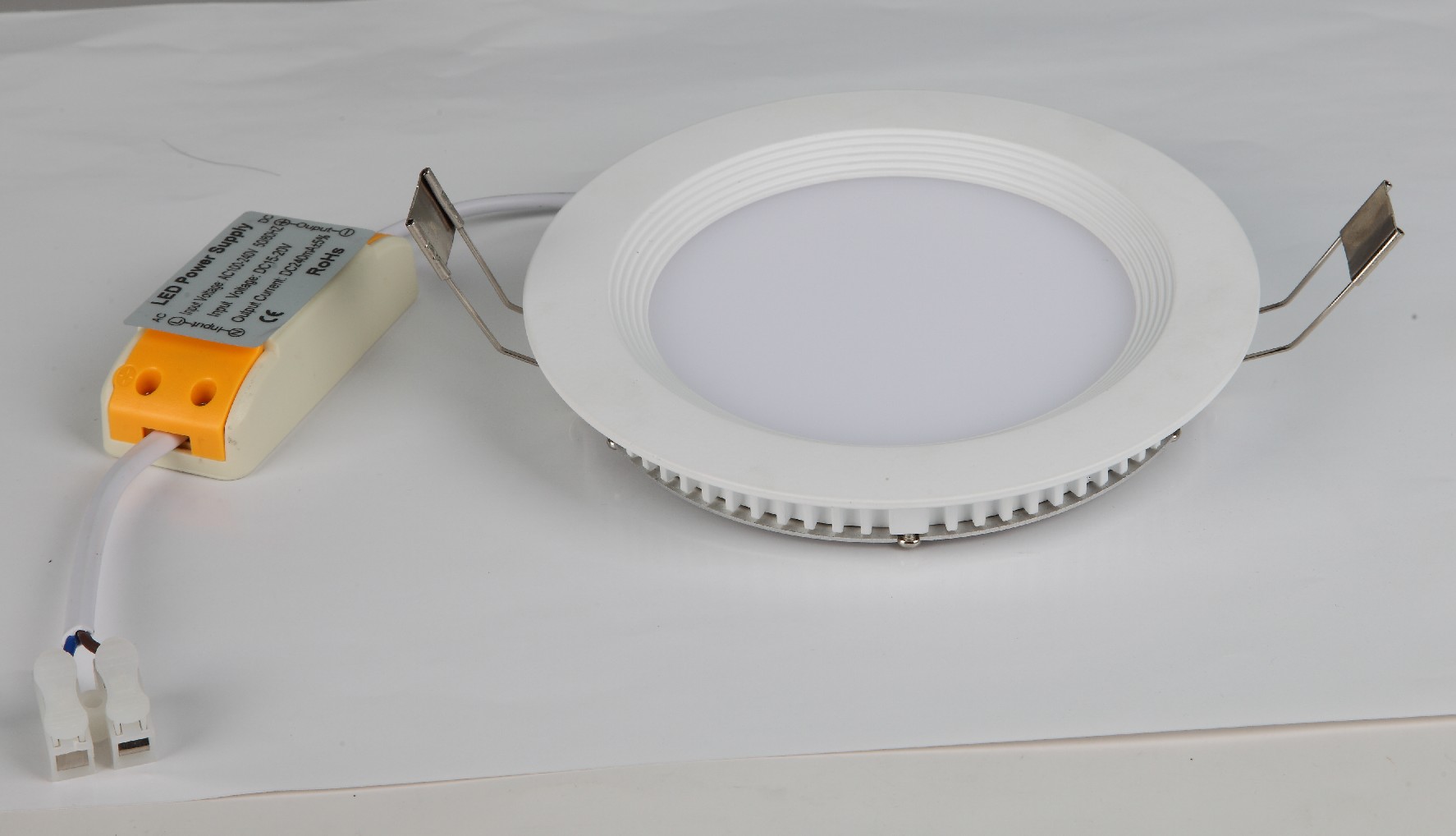 厂家直销 压铸面板灯 LED面板灯套件 直径145圆形面板灯外壳