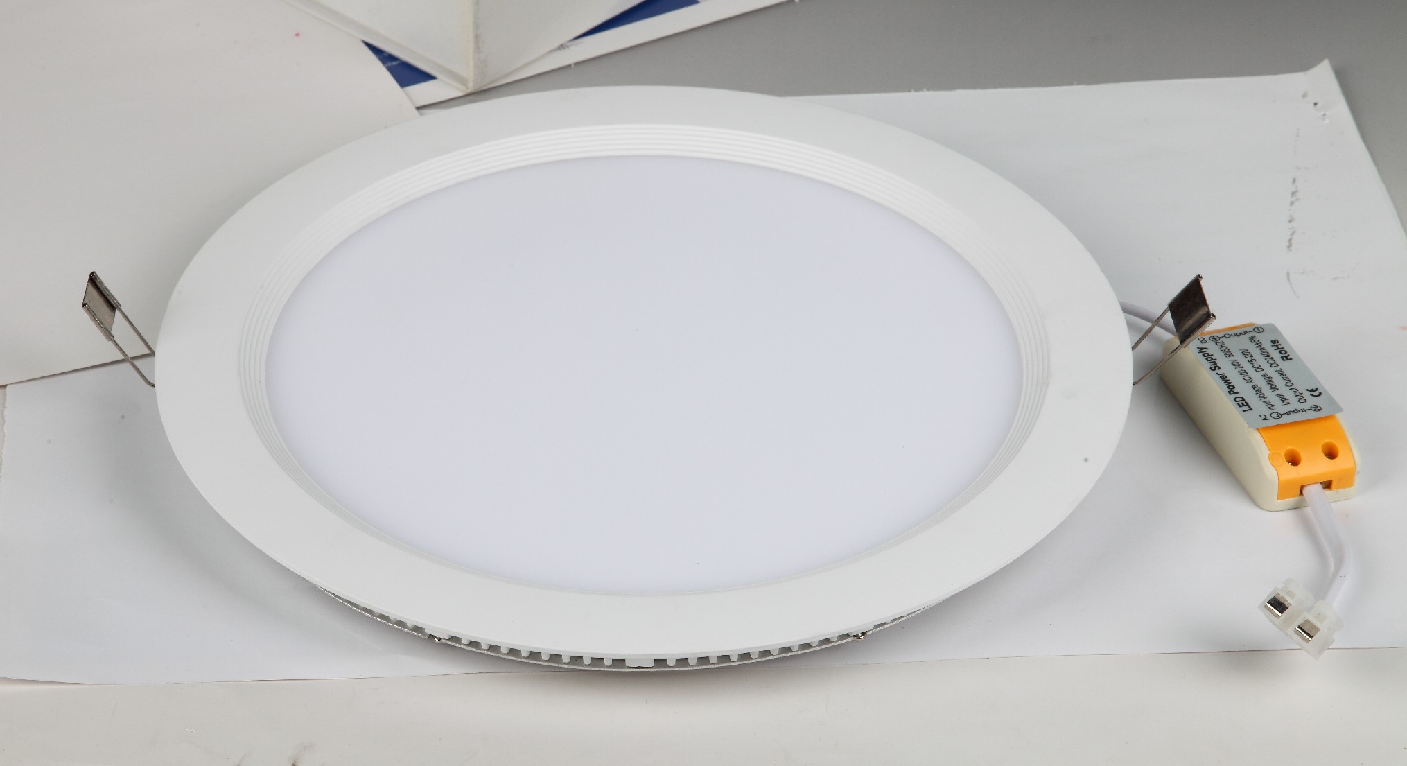LED面板灯外壳 **薄面板灯 120mm面板灯套件 圆形面板灯外壳