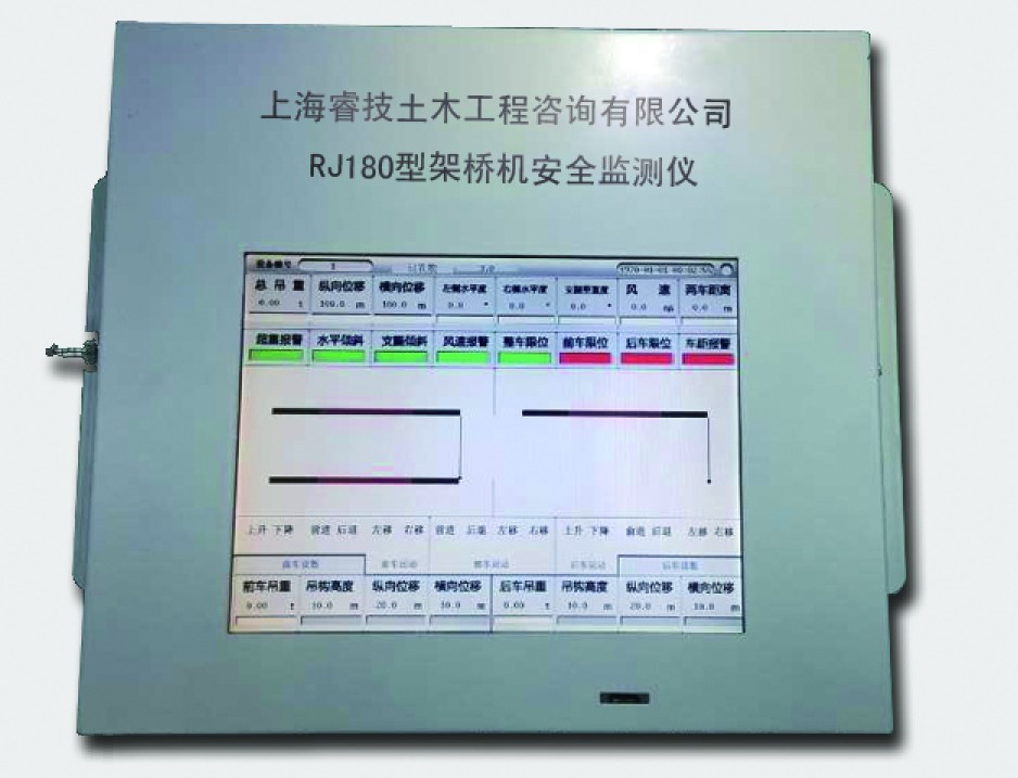 上海睿技架桥机安全监控预警系统