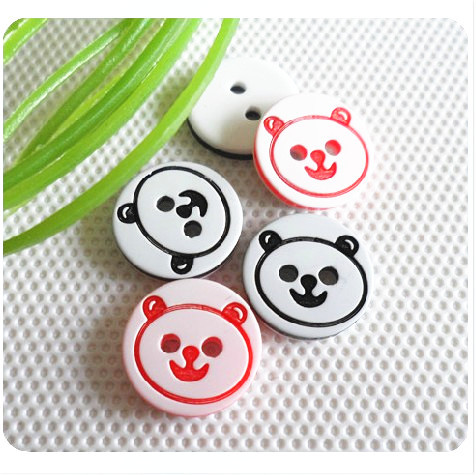功夫熊猫儿童扣、衬衫树脂纽扣C-10，直径13mm, 江浙沪500元包邮