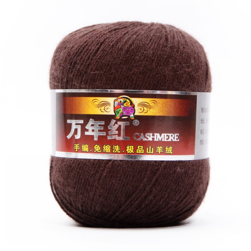 万年红/手编3羊绒毛线毛衫用纱生产厂家批发