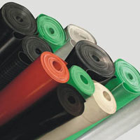 专业生产,定做各种规格的彩色耐油橡胶板，橡胶板图