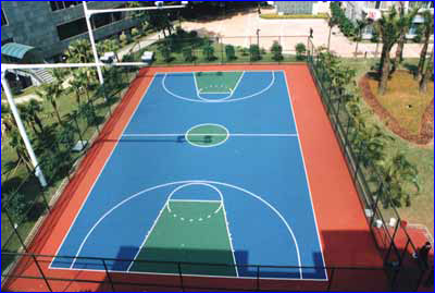 篮球场施工 网球场施工 塑胶跑道施工 人造草坪铺设