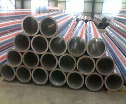 山东6063截面铝型材，6005热挤压铝无缝管 铝管
