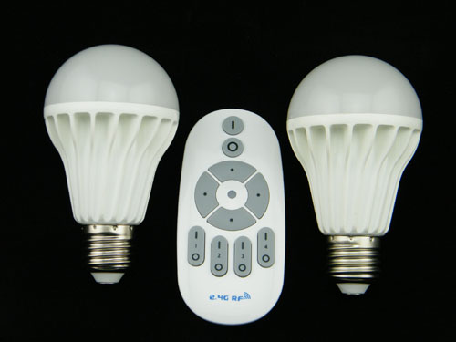 优势供应2.4G无线调光调色温球泡灯遥控器方案