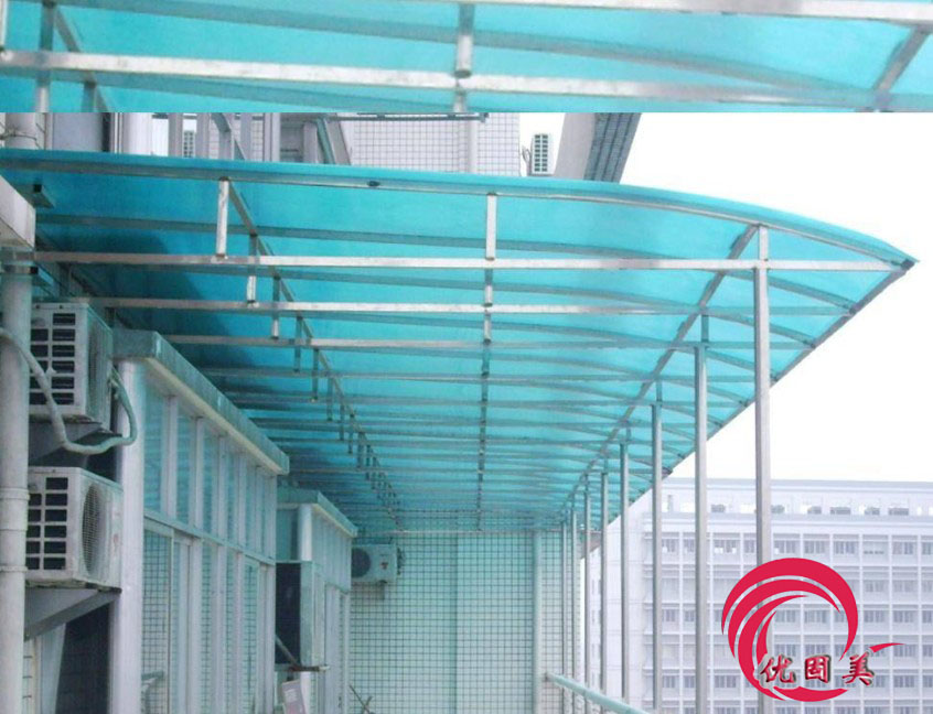 深圳阳光雨棚耐力板阳台雨棚安装
