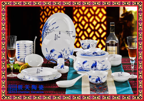 陶瓷餐具出厂价 中式餐具定做 欧式餐具定做