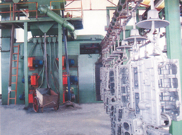 棒材抛丸清理机圆钢抛丸清理机可以选择江苏英达机械厂家