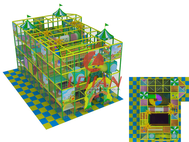海洋淘气堡亲子乐园 室内儿童乐园 免费设计 **品牌 乐健游乐