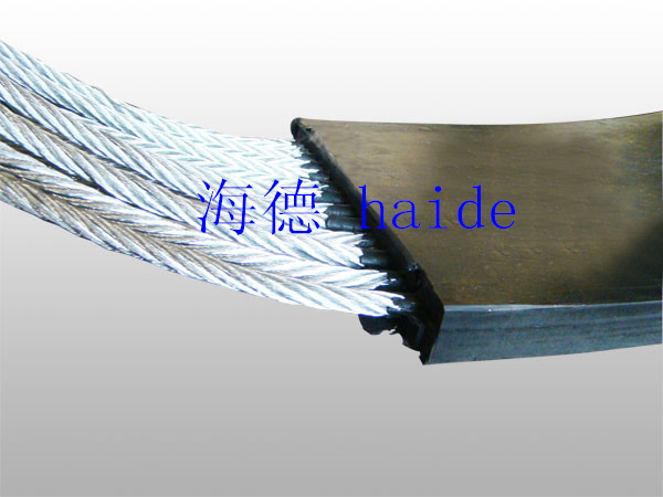 钢丝绳提升机胶带 提升机钢丝胶带 钢丝绳输送带