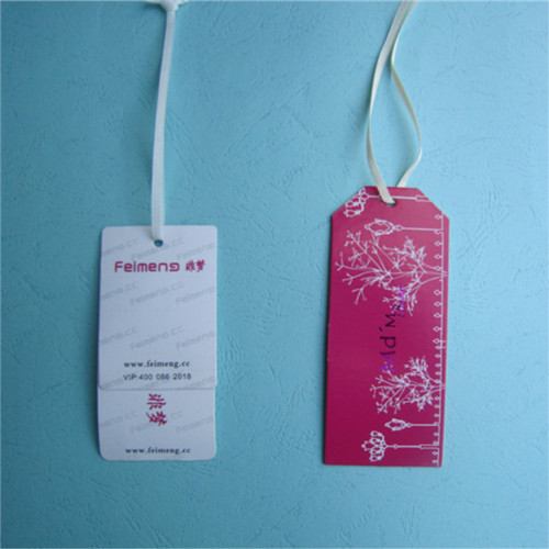 杭州吊牌订制 女装吊卡定做 T恤衫合格证印刷