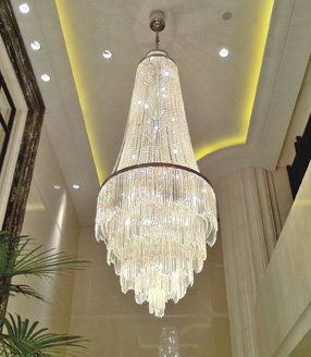 酒店宴会大厅水晶玻璃吸顶灯吊灯
