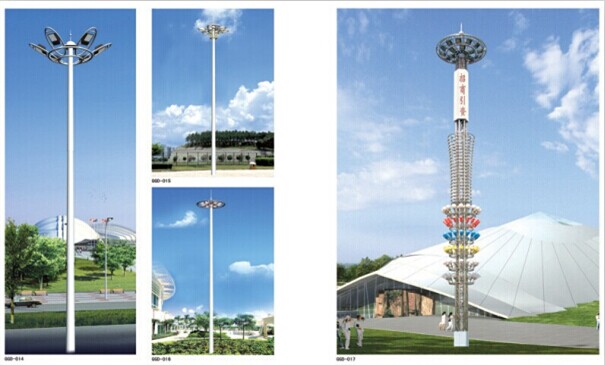 广场升降式高杆灯 广场高杆灯生产厂家 20米升降式高杆灯
